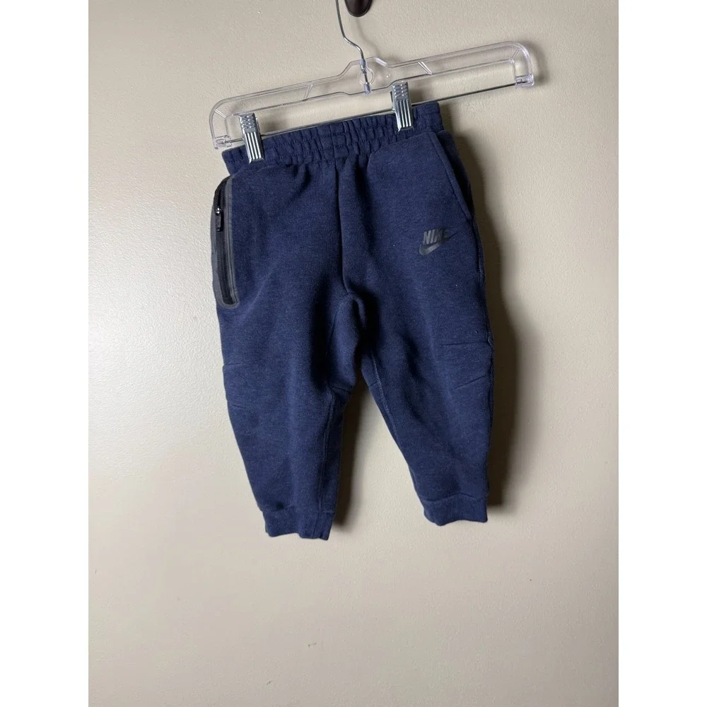 Nike Tech Fleece Joggers Pants Sweatpants Baby Toddler 3T 2-3yrs Blue